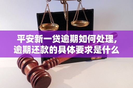 平安新一贷逾期如何处理,逾期还款的具体要求是什么