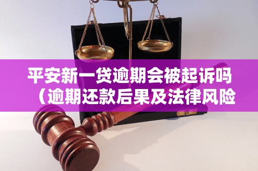 平安新一贷逾期会被起诉吗（逾期还款后果及法律风险分析）