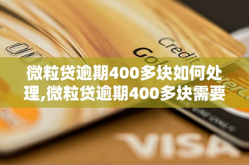 微粒贷逾期400多块如何处理,微粒贷逾期400多块需要如何解决