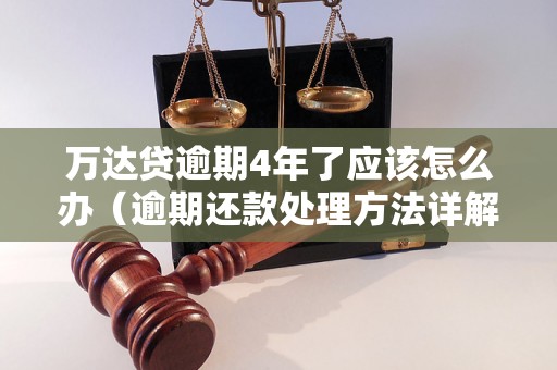 万达贷逾期4年了应该怎么办（逾期还款处理方法详解）