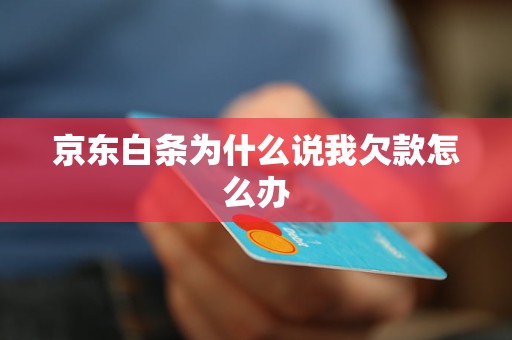 京东白条为什么说我欠款怎么办