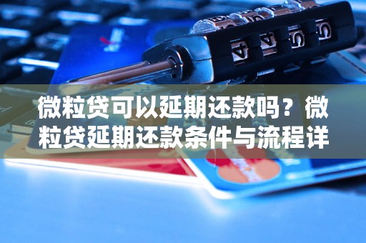 微粒贷可以延期还款吗？微粒贷延期还款条件与流程详解