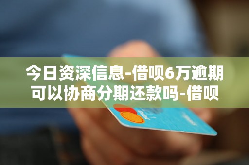 今日资深信息-借呗6万逾期可以协商分期还款吗-借呗6万逾期可以协商分期还款吗多少钱