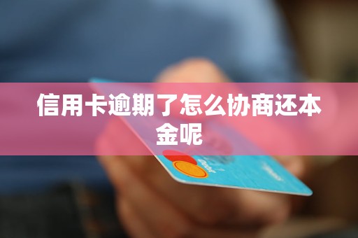 信用卡逾期了怎么协商还本金呢