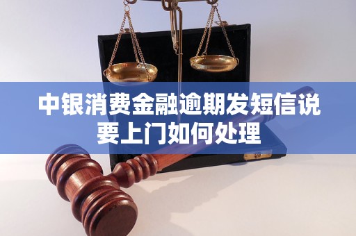 中银消费金融逾期发短信说要上门如何处理