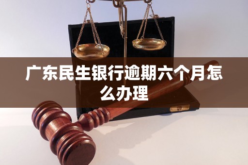 广东民生银行逾期六个月怎么办理