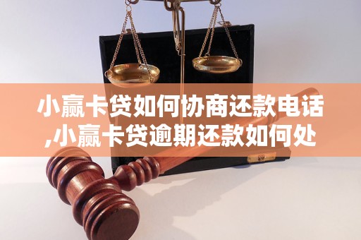 小赢卡贷如何协商还款电话,小赢卡贷逾期还款如何处理