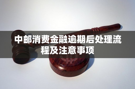 中邮消费金融逾期后处理流程及注意事项