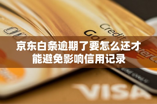 京东白条逾期了要怎么还才能避免影响信用记录