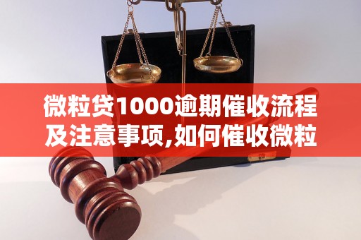 微粒贷1000逾期催收流程及注意事项,如何催收微粒贷1000逾期款项