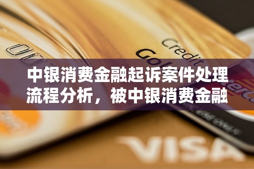 中银消费金融起诉案件处理流程分析，被中银消费金融起诉应该怎么办