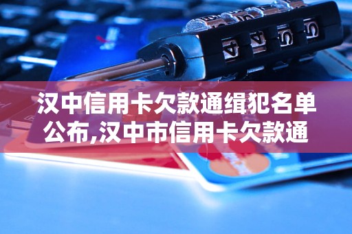 汉中信用卡欠款通缉犯名单公布,汉中市信用卡欠款通缉名单解读