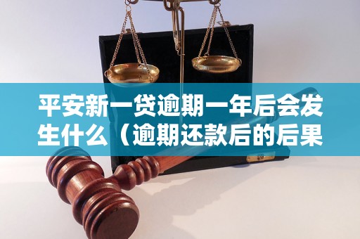 平安新一贷逾期一年后会发生什么（逾期还款后的后果及处理方法）