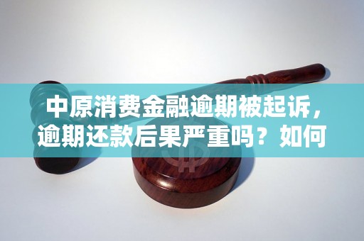 中原消费金融逾期被起诉，逾期还款后果严重吗？如何应对逾期还款被起诉案例分析