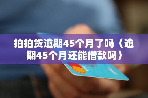 拍拍贷逾期45个月了吗（逾期45个月还能借款吗）