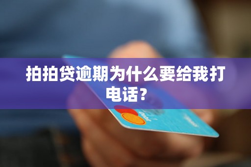 拍拍贷逾期为什么要给我打电话？