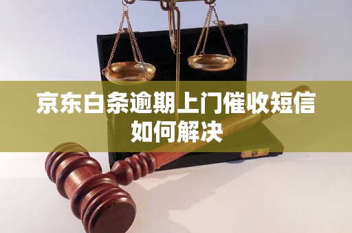 京东白条逾期上门催收短信如何解决