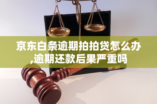 京东白条逾期拍拍贷怎么办,逾期还款后果严重吗