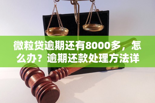 微粒贷逾期还有8000多，怎么办？逾期还款处理方法详解