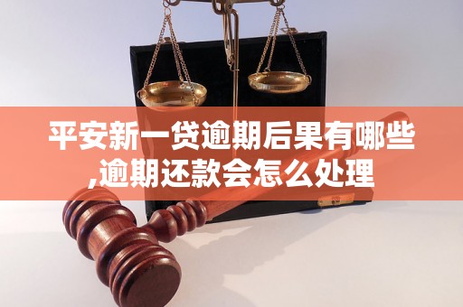 平安新一贷逾期后果有哪些,逾期还款会怎么处理