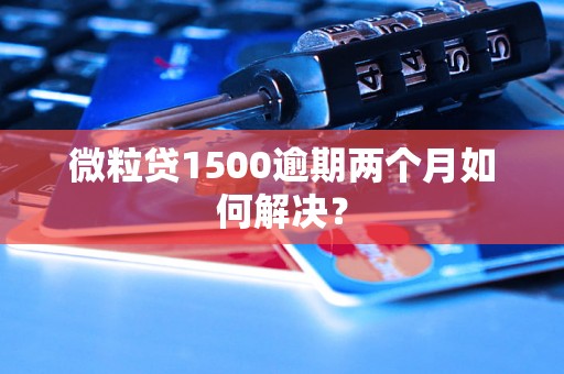 微粒贷1500逾期两个月如何解决？