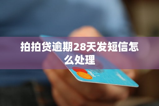 拍拍贷逾期28天发短信怎么处理