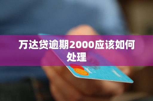 万达贷逾期2000应该如何处理