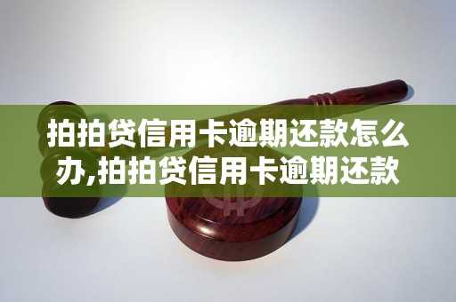 拍拍贷信用卡逾期还款怎么办,拍拍贷信用卡逾期还款罚息收费标准