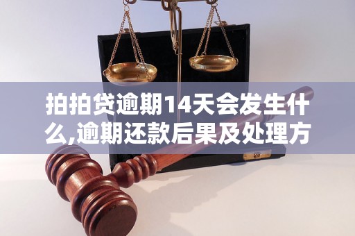 拍拍贷逾期14天会发生什么,逾期还款后果及处理方法