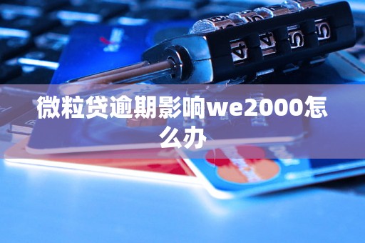 微粒贷逾期影响we2000怎么办