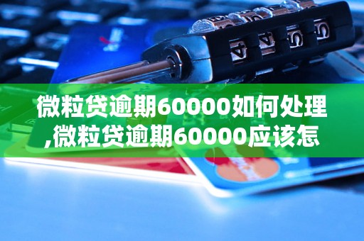 微粒贷逾期60000如何处理,微粒贷逾期60000应该怎么办理