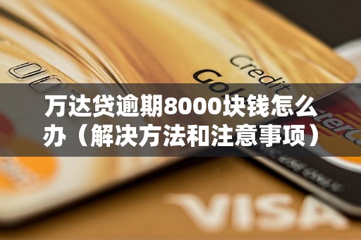 万达贷逾期8000块钱怎么办（解决方法和注意事项）