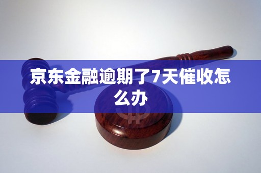 京东金融逾期了7天催收怎么办