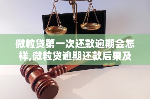 微粒贷第一次还款逾期会怎样,微粒贷逾期还款后果及处理办法