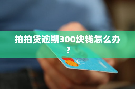 拍拍贷逾期300块钱怎么办？