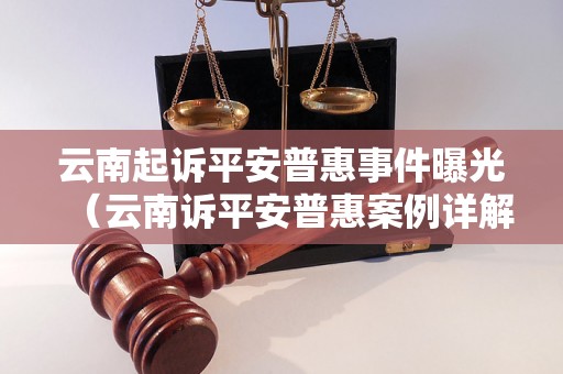 云南起诉平安普惠事件曝光（云南诉平安普惠案例详解）