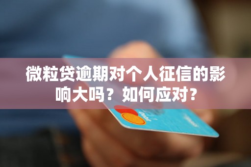 微粒贷逾期对个人征信的影响大吗？如何应对？