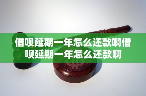 借呗延期一年怎么还款啊借呗延期一年怎么还款啊