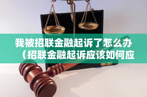 我被招联金融起诉了怎么办（招联金融起诉应该如何应对）