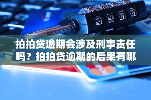 拍拍贷逾期会涉及刑事责任吗？拍拍贷逾期的后果有哪些？