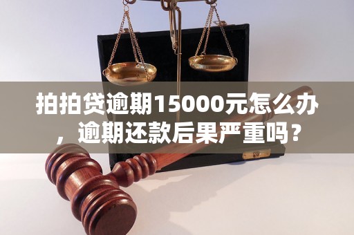 拍拍贷逾期15000元怎么办，逾期还款后果严重吗？