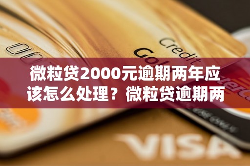 微粒贷2000元逾期两年应该怎么处理？微粒贷逾期两年后果严重吗？