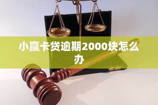 小赢卡贷逾期2000块怎么办