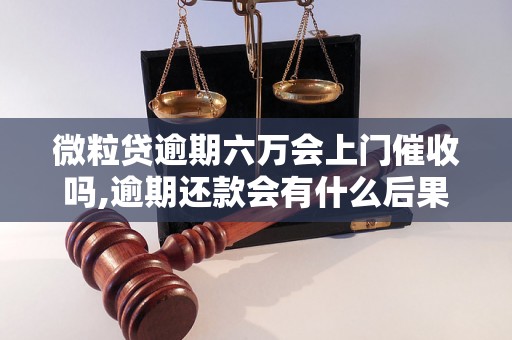 微粒贷逾期六万会上门催收吗,逾期还款会有什么后果