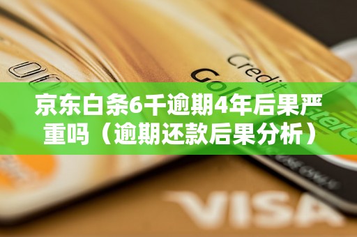 京东白条6千逾期4年后果严重吗（逾期还款后果分析）