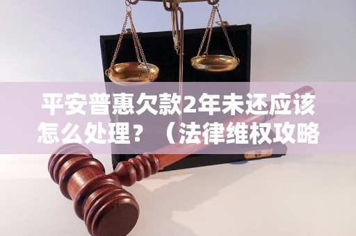 平安普惠欠款2年未还应该怎么处理？（法律维权攻略分享）