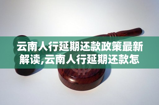 云南人行延期还款政策最新解读,云南人行延期还款怎么申请