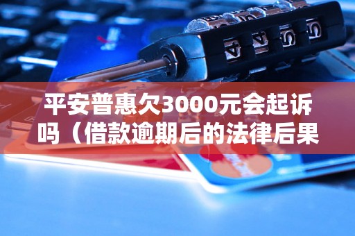 平安普惠欠3000元会起诉吗（借款逾期后的法律后果）