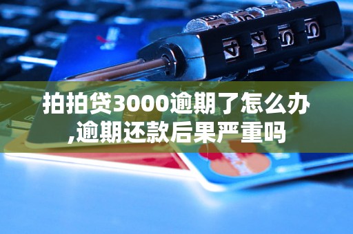 拍拍贷3000逾期了怎么办,逾期还款后果严重吗