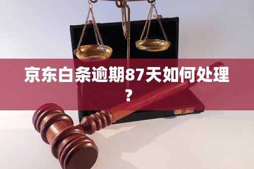 京东白条逾期87天如何处理？